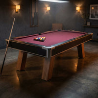 Edgewood 84 In. Pool Table with Accessories — Studio Shot