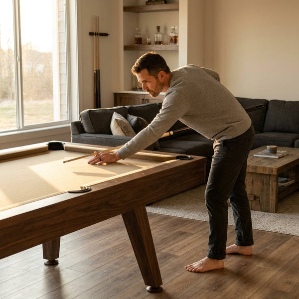 Pool Table Built for Tournament Play, Slate Bed, Solid Wood Frame, 88x44 Regulation Size