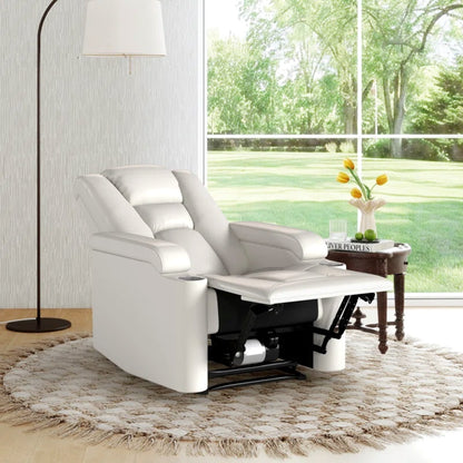 Faux Leather Power Home Theater Recliner