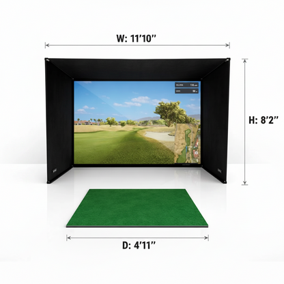 Simbox Golf Simulator Enclosure - 7 Sizes Available