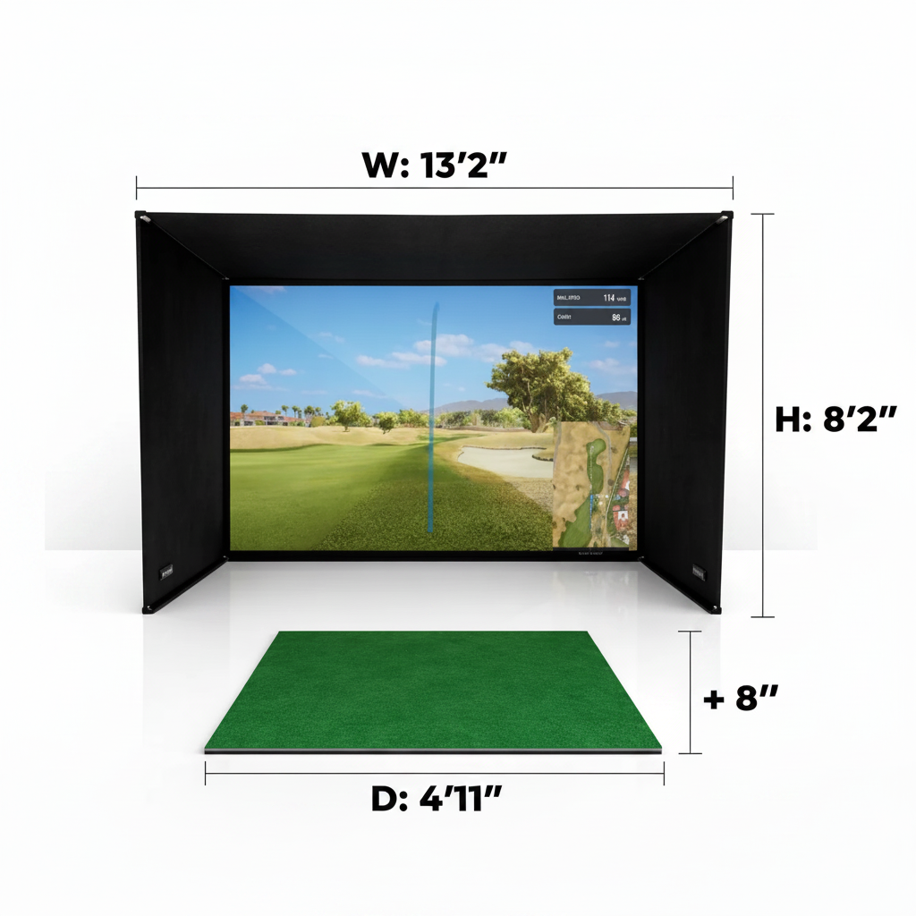 Simbox Golf Simulator Enclosure - 7 Sizes Available