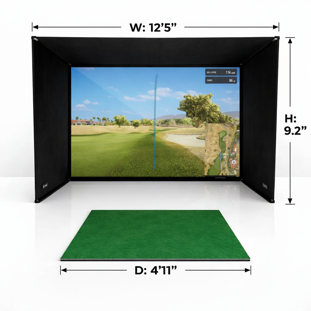 Simbox Golf Simulator Enclosure - 7 Sizes Available
